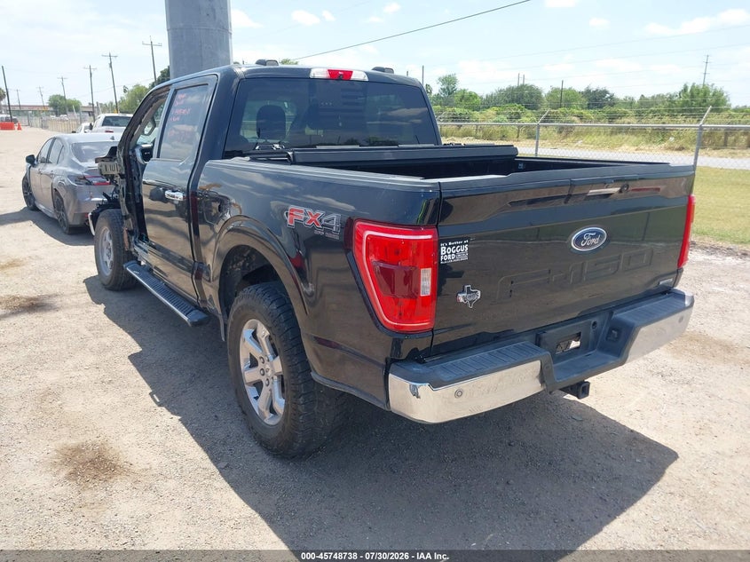 2021 Ford F-150 VIN 1FTFW1E84MFB36356 IAAI salvage auction — SIDE, Wait Title, sold $12,775 on 2026-09-29 (photo 3)