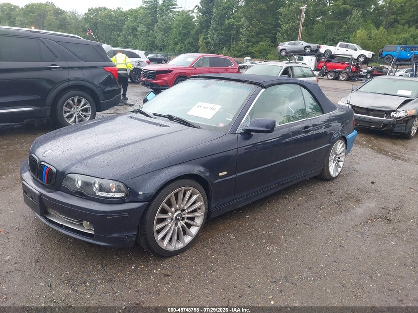 2001 BMW 3 series VIN WBABS53401EV87400 IAAI salvage auction — UNKNOWN, Clear (Massachusetts), sold $1,025 on 2026-08-07 (photo 2)