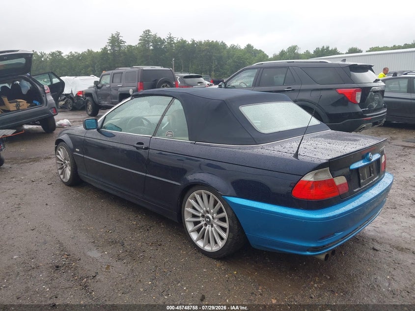 2001 BMW 3 series VIN WBABS53401EV87400 IAAI salvage auction — UNKNOWN, Clear (Massachusetts), sold $1,025 on 2026-08-07 (photo 3)