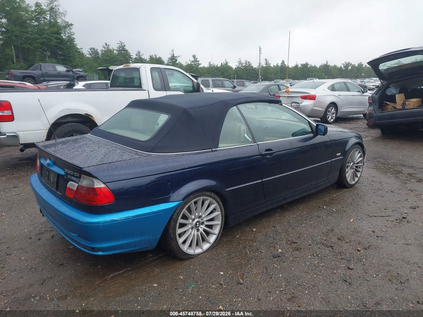 2001 BMW 3 series VIN WBABS53401EV87400 IAAI salvage auction — UNKNOWN, Clear (Massachusetts), sold $1,025 on 2026-08-07 (photo 4)