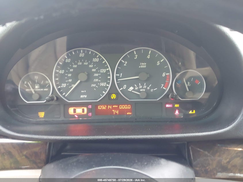 2001 BMW 3 series VIN WBABS53401EV87400 IAAI salvage auction — UNKNOWN, Clear (Massachusetts), sold $1,025 on 2026-08-07 (photo 7)