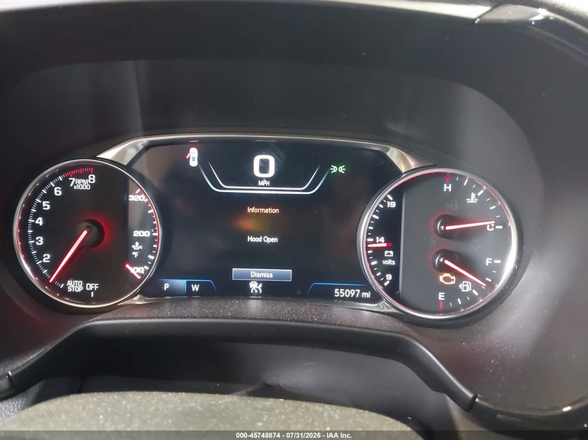 2021 Chevrolet Blazer VIN 3GNKBKRS1MS549554 IAAI salvage auction — FRONT END, Salvage Title, sold $8,500 on 2026-08-27 (photo 7)