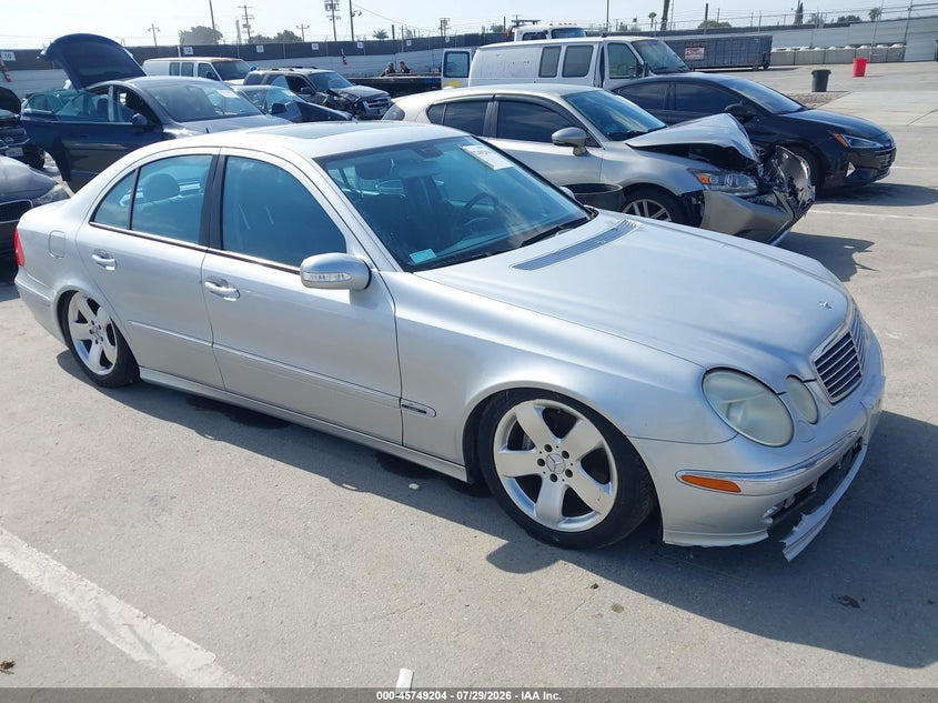 2003 Mercedes-benz E-class VIN WDBUF70J63A294244 IAAI salvage auction — FRONT END, Clear - Dealer Only (California), sold $500 on 2026-08-19 (photo 1)