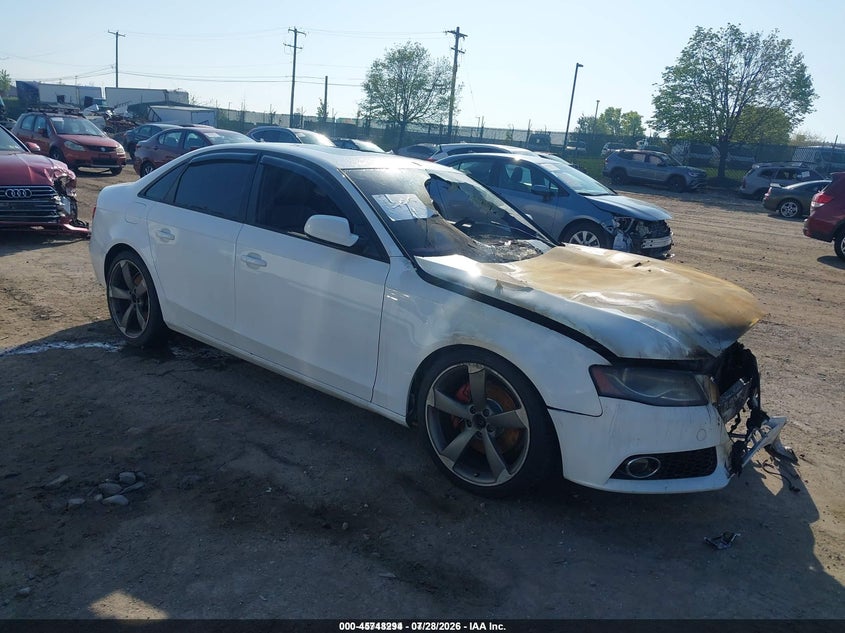 2011 Audi A4 VIN WAUHFAFL7BN018068 IAAI salvage auction — Burn Engine, Salvage - Greater Than 75% (Maryland), sold $300 on 2026-07-31 (photo 1)
