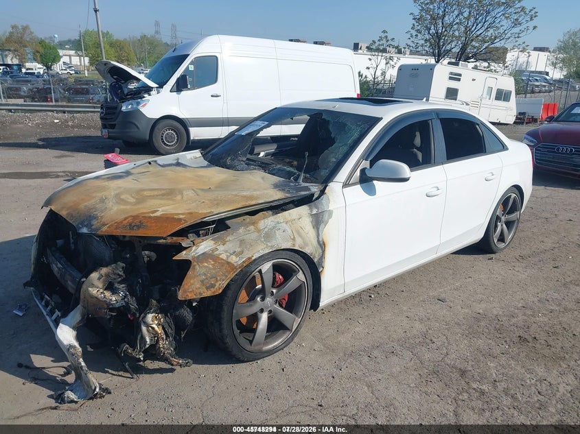 2011 Audi A4 VIN WAUHFAFL7BN018068 IAAI salvage auction — Burn Engine, Salvage - Greater Than 75% (Maryland), sold $300 on 2026-07-31 (photo 2)
