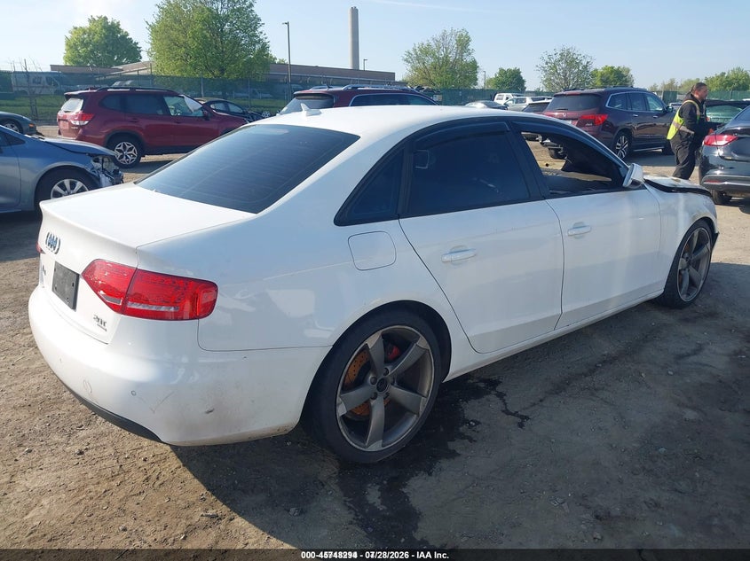2011 Audi A4 VIN WAUHFAFL7BN018068 IAAI salvage auction — Burn Engine, Salvage - Greater Than 75% (Maryland), sold $300 on 2026-07-31 (photo 4)