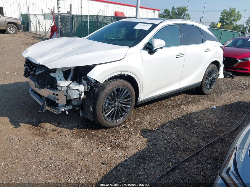 2025 Lexus RX 350 VIN 2T2BAMCA6SC106152 IAAI salvage auction — Front End, Salvage (Ohio), sold $27,000 on 2026-09-12 (photo 2)
