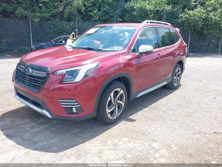 2023 Subaru Forester VIN JF2SKARCXPH431805 IAAI salvage auction — REAR END, Salvage Title, sold $15,750 on 2026-08-21 (photo 2)