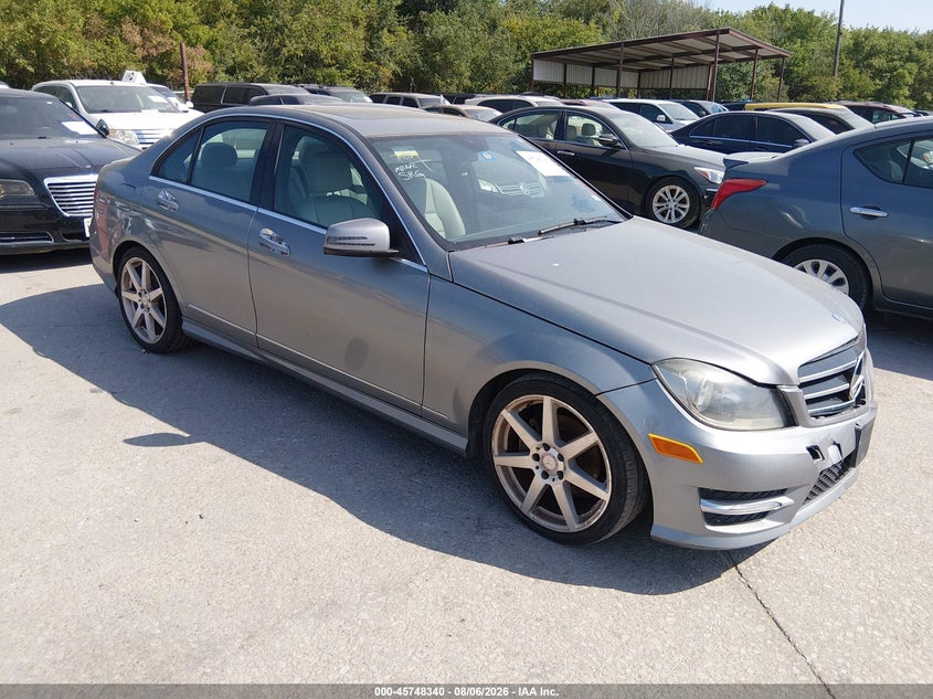 2014 Mercedes-benz C-klasse VIN WDDGF4HB4EA956972 IAAI salvage auction — REPOSSESSION, Salvage Title, sold $650 on 2026-08-17 (photo 1)