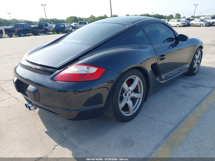 2008 Porsche Cayman VIN WP0AB29808U781738 IAAI salvage auction — FRONT END, Rebuildable (Florida), sold $6,500 on 2026-08-08 (photo 4)