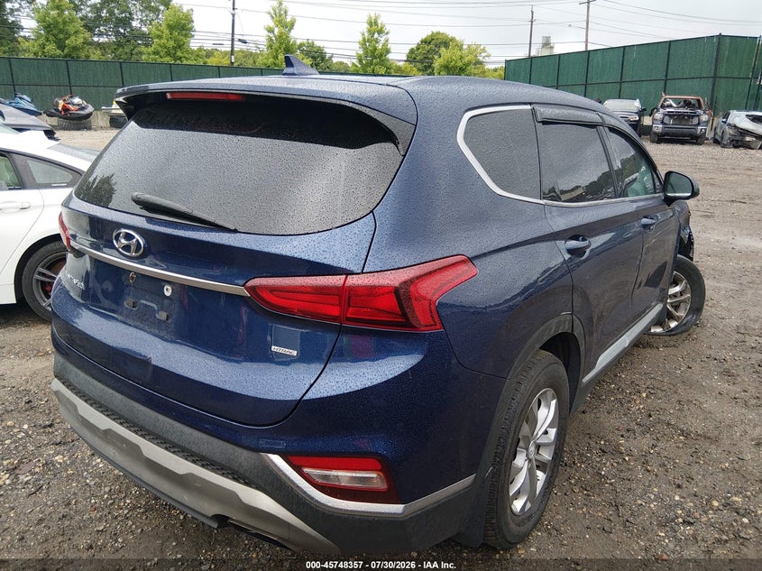2020 Hyundai Santa fe VIN 5NMS3CAD6LH290090 IAAI salvage auction — SIDE, Salvage Title, sold $125 on 2026-08-27 (photo 4)