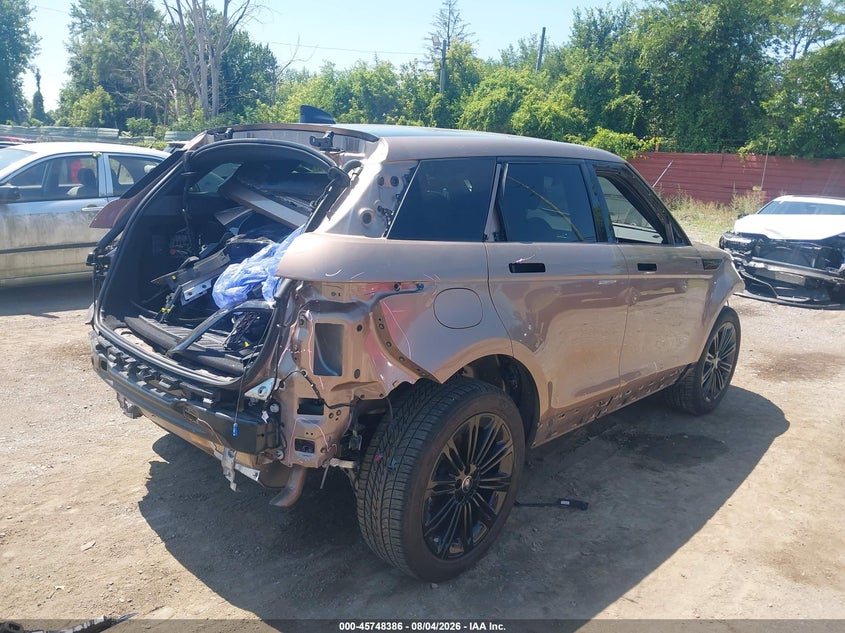 2024 Land rover Range rover evoque VIN SALZL2FX5RH250100 IAAI salvage auction — FRONT & REAR, Wait Title, sold $7,900 on 2026-09-05 (photo 4)