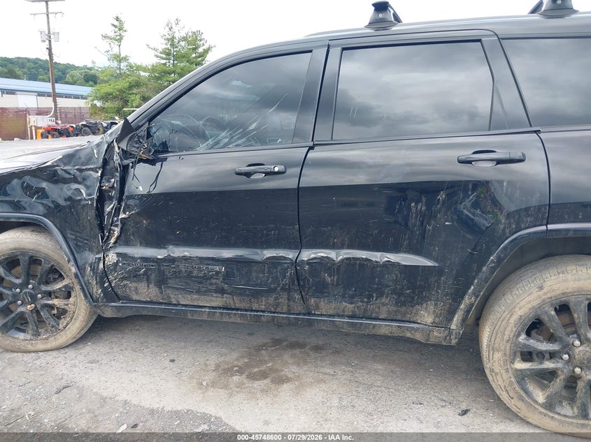 2021 Jeep Grand cherokee VIN 1C4RJFAG1MC542053 IAAI salvage auction — LEFT SIDE, Salvage Title, sold $7,300 on 2026-08-30 (photo 6)