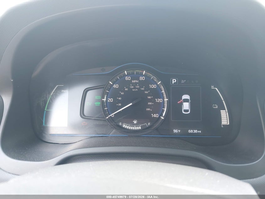 2018 Hyundai Ioniq hybrid VIN KMHC65LC1JU075617 IAAI salvage auction — NORMAL WEAR, Sf97 (Virginia), sold $11,900 on 2026-08-19 (photo 7)