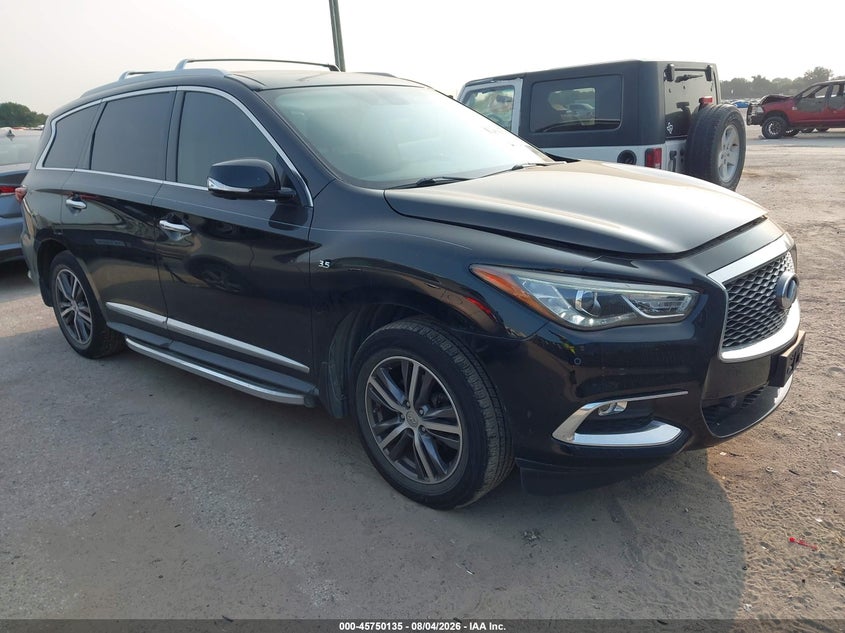 2017 Infiniti Qx60 VIN 5N1DL0MN7HC554592 IAAI salvage auction — NORMAL WEAR, Original (Texas), sold $2,000 on 2026-08-25 (photo 1)