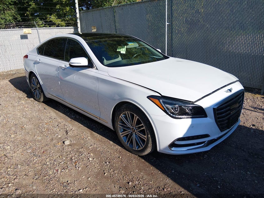 2018 Genesis G80 VIN KMHGN4JE6JU236000 — IAAI salvage auction photo