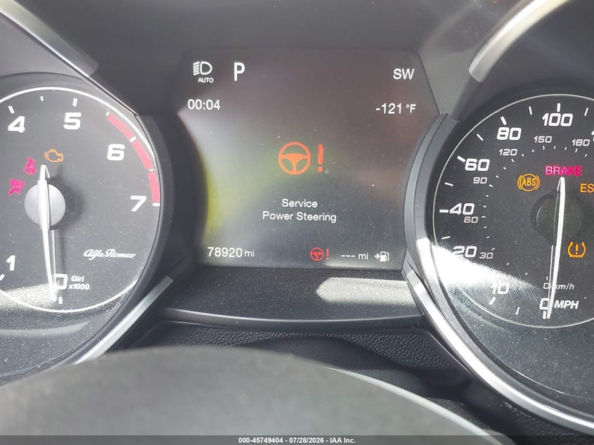 2018 Alfa romeo Stelvio VIN ZASFAKAN7J7B64374 IAAI salvage auction — FRONT END, Salvage (Texas), sold $1,300 on 2026-08-06 (photo 7)