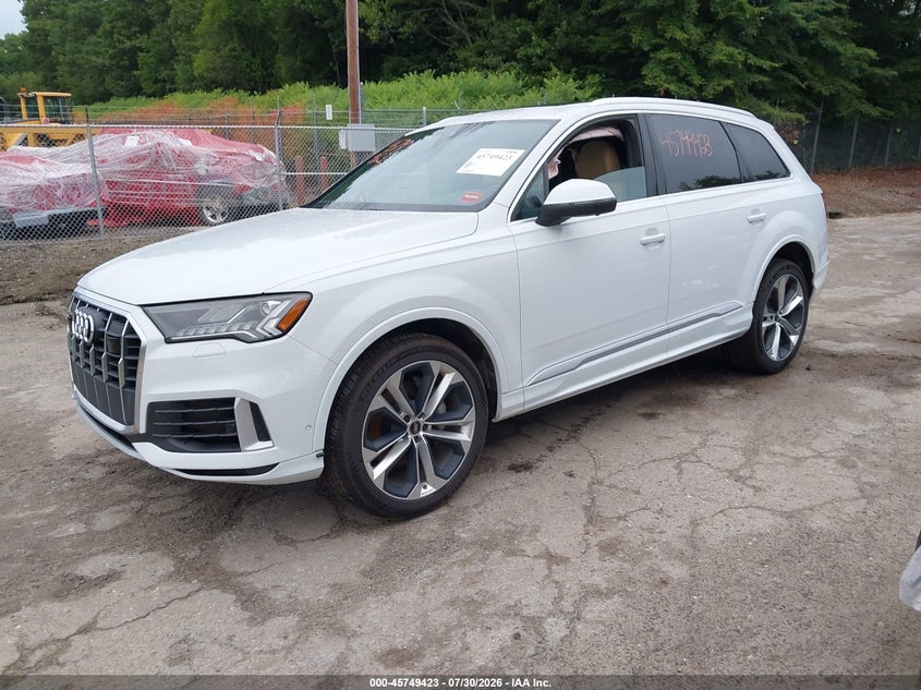 2023 Audi Q7 VIN WA1LXBF73PD016960 IAAI salvage auction — SIDE, Salvage (Maine), sold $21,400 on 2026-09-06 (photo 2)