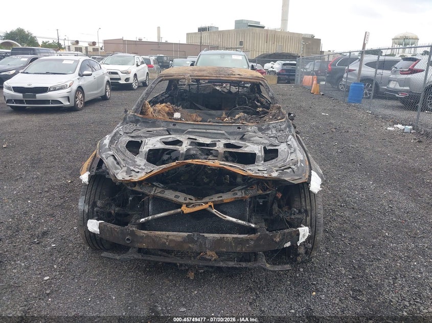 2015 BMW 4er VIN WBA3T1C55FP820847 IAAI salvage auction — EXTERIOR BURN, Wait Title, sold $275 on 2026-08-17 (photo 6)