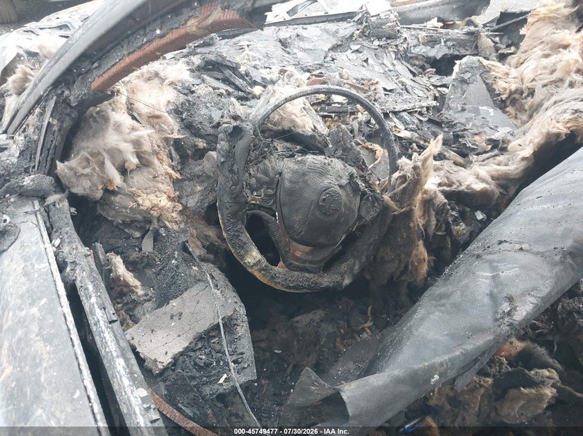 2015 BMW 4er VIN WBA3T1C55FP820847 IAAI salvage auction — EXTERIOR BURN, Wait Title, sold $275 on 2026-08-17 (photo 7)