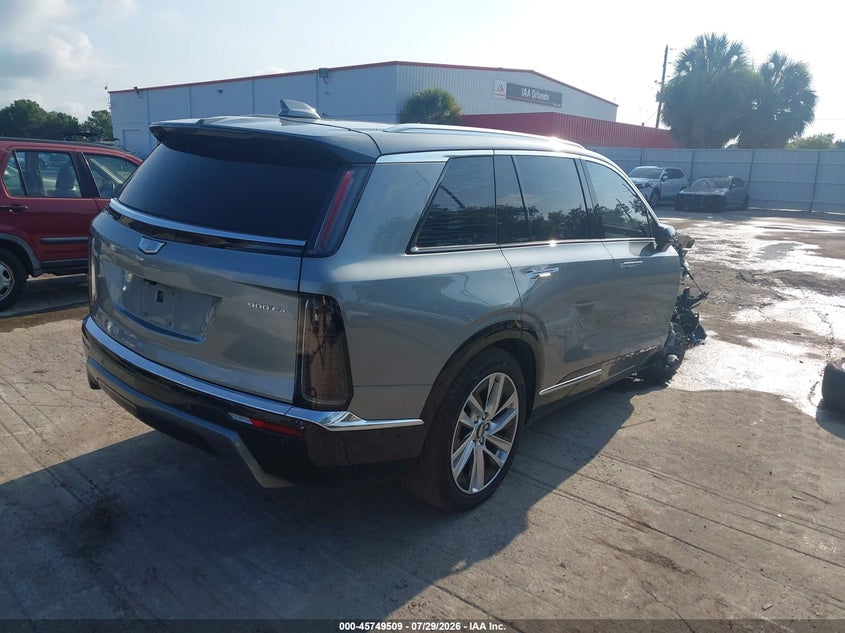 2026 Cadillac Xt4 VIN 1GYC3KML5TZ706640 IAAI salvage auction — FRONT END, Rebuildable (Florida), sold $24,950 on 2026-08-27 (photo 4)