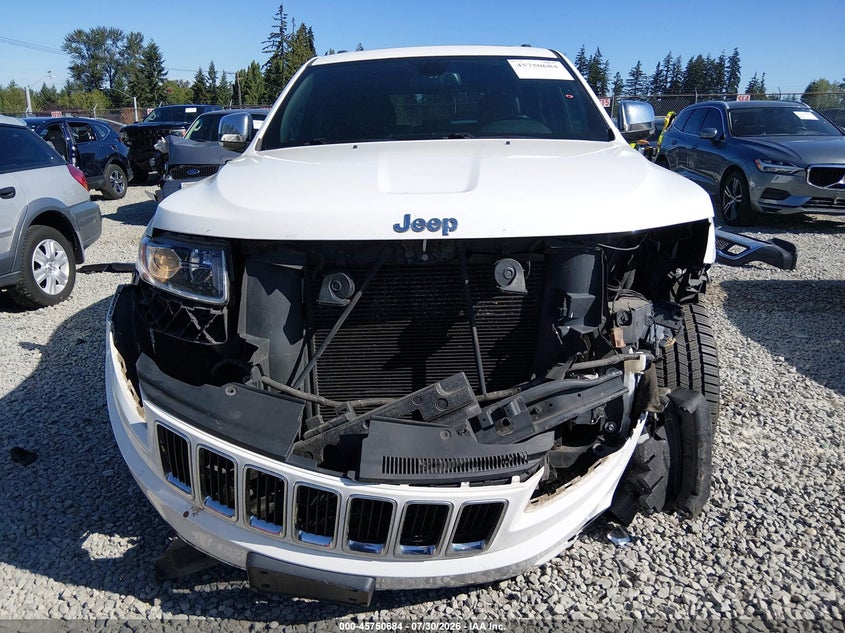 2016 Jeep Grand cherokee VIN 1C4RJFBG5GC456909 IAAI salvage auction — FRONT END, Wait Title, sold $3,950 on 2026-08-19 (photo 6)