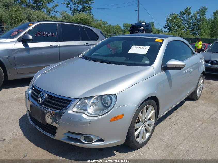 2010 Volkswagen Eos VIN WVWBA7AH3AV018063 IAAI salvage auction — NORMAL WEAR, Original (Ohio), sold $25 on 2026-08-11 (photo 6)