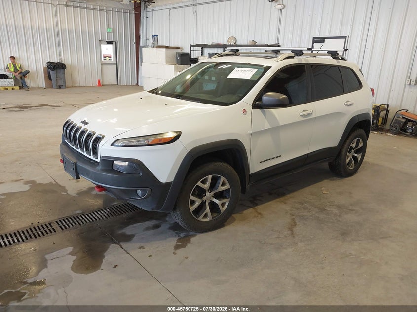 2014 Jeep Cherokee VIN 1C4PJMBS8EW198249 IAAI salvage auction — NORMAL WEAR, Clear (Utah), sold $850 on 2026-08-13 (photo 2)
