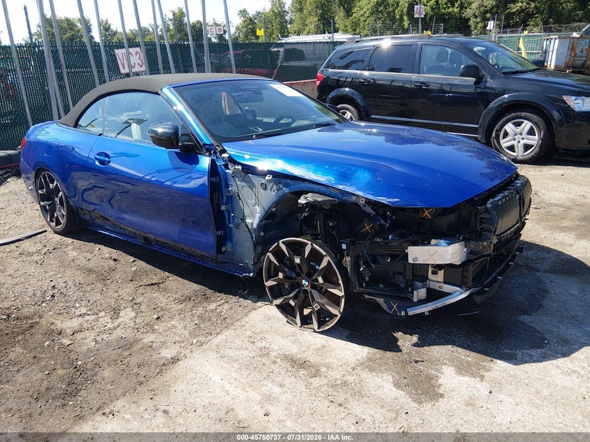 2025 BMW 4 Series VIN WBA53DB08SCU62743 — IAAI salvage auction photo