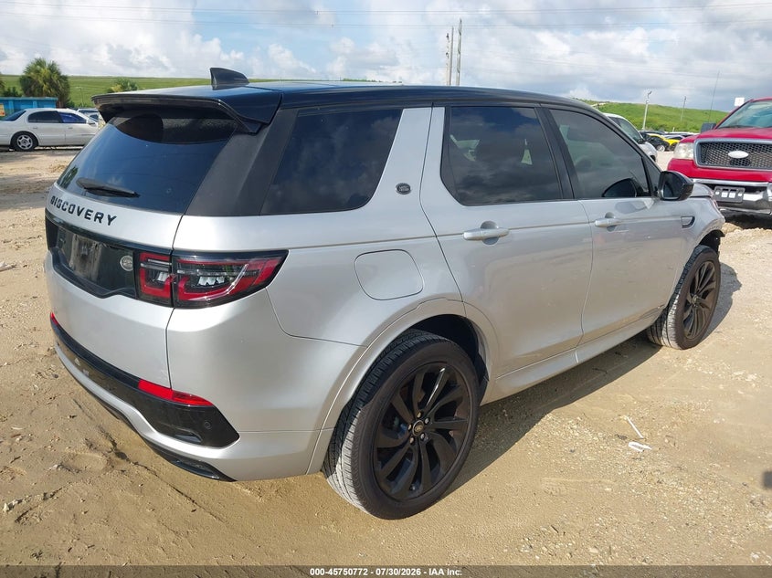2020 Land rover Discovery sport VIN SALCT2FX2LH852983 IAAI salvage auction — FRONT END, Salvage Title, sold $6,375 on 2026-08-22 (photo 4)
