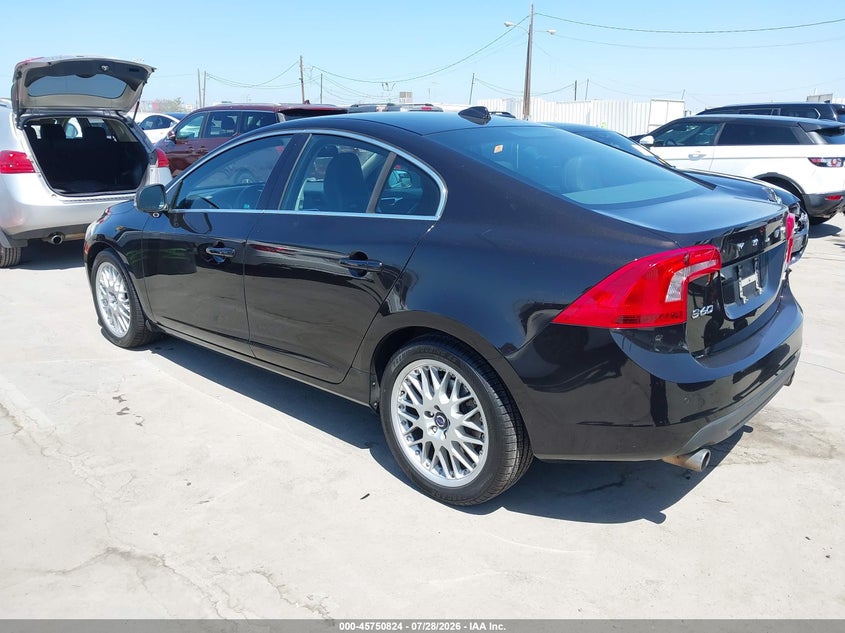 2013 Volvo S60 VIN YV1612FH5D2170536 IAAI salvage auction — NORMAL WEAR, Clear - Dealer Only (California), sold $1,025 on 2026-08-05 (photo 3)