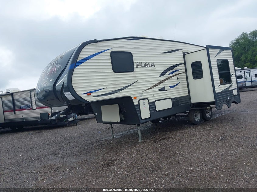 2019 Palomino Puma VIN 4X4FPUB28KP077473 IAAI salvage auction — HAIL, Salvage (Illinois), sold $5,100 on 2026-09-15 (photo 2)