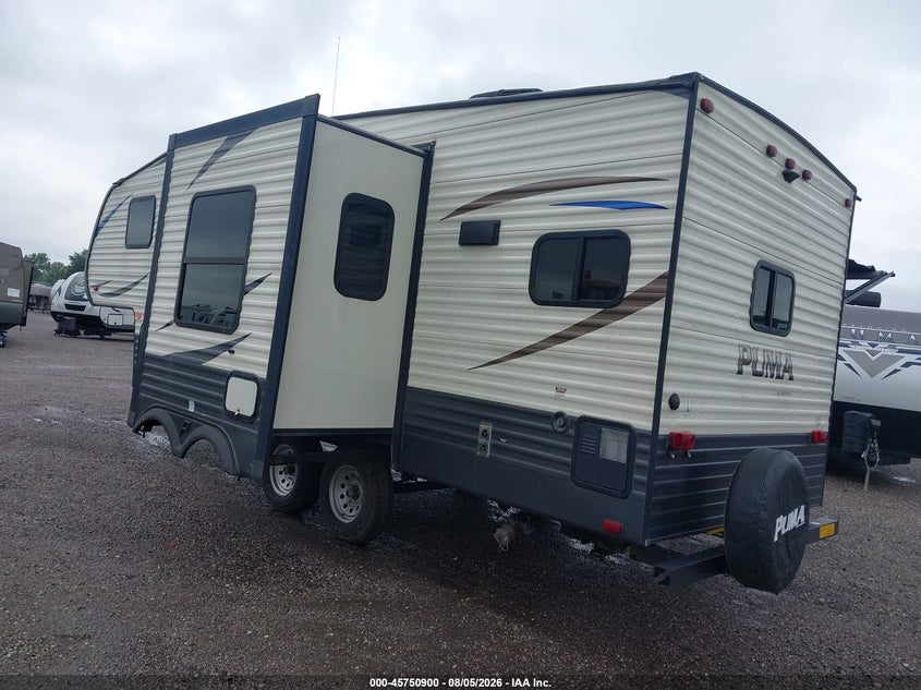 2019 Palomino Puma VIN 4X4FPUB28KP077473 IAAI salvage auction — HAIL, Salvage (Illinois), sold $5,100 on 2026-09-15 (photo 3)