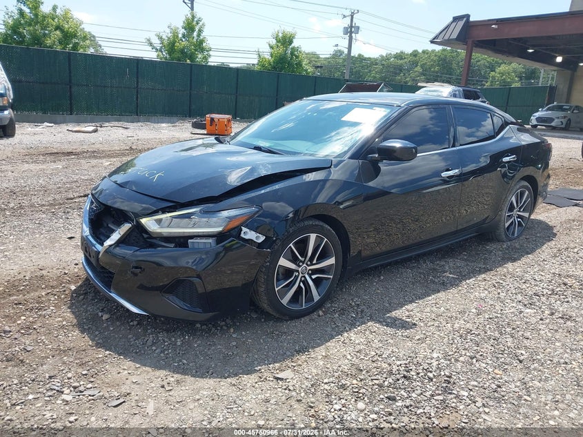 2019 Nissan Maxima VIN 1N4AA6AV9KC373785 IAAI salvage auction — FRONT END, Wait Title, sold $1,500 on 2026-09-26 (photo 2)