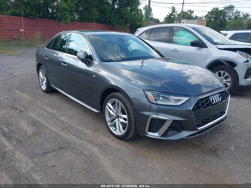 2021 Audi A4 VIN WAUDAAF40MN008409 — IAAI salvage auction photo