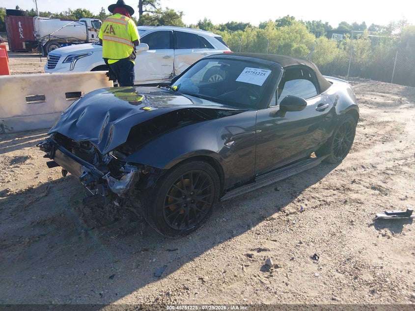 2016 Mazda Mx-5 VIN JM1NDAC78G0105923 IAAI salvage auction — FRONT END, Salvage Title, sold $1,900 on 2026-08-30 (photo 2)