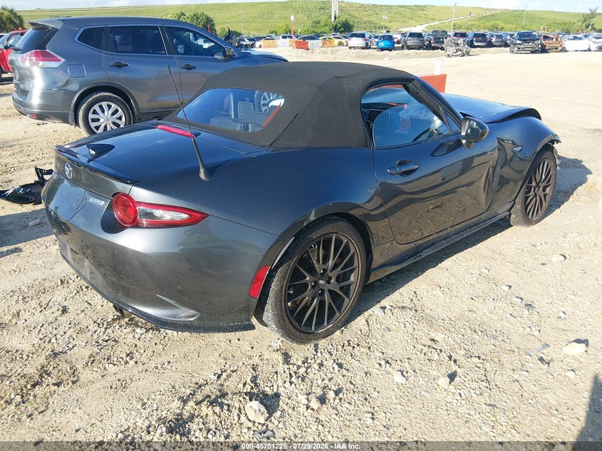 2016 Mazda Mx-5 VIN JM1NDAC78G0105923 IAAI salvage auction — FRONT END, Salvage Title, sold $1,900 on 2026-08-30 (photo 4)