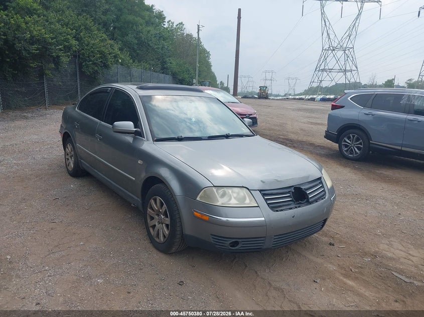 2002 Volkswagen Passat VIN WVWPD63B02P292519 IAAI salvage auction — UNKNOWN, Salvage (Pennsylvania), sold $475 on 2026-08-14 (photo 1)