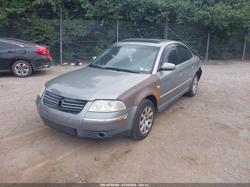 2002 Volkswagen Passat VIN WVWPD63B02P292519 IAAI salvage auction — UNKNOWN, Salvage (Pennsylvania), sold $475 on 2026-08-14 (photo 2)