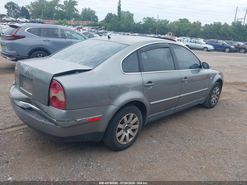 2002 Volkswagen Passat VIN WVWPD63B02P292519 IAAI salvage auction — UNKNOWN, Salvage (Pennsylvania), sold $475 on 2026-08-14 (photo 4)