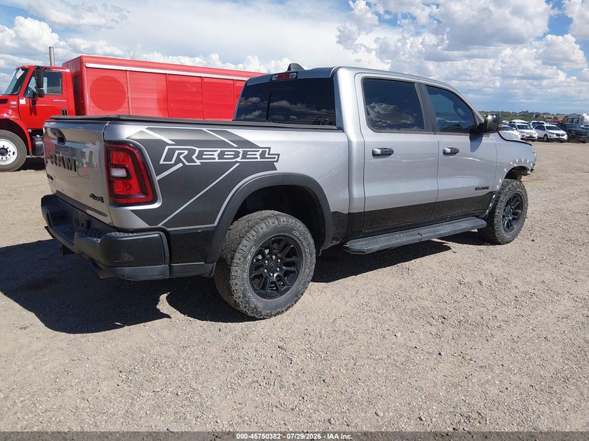 2025 Ram 1500 VIN 1C6SRFLP9SN549512 IAAI salvage auction — FRONT END, Wait Title, sold $16,600 on 2026-09-16 (photo 4)