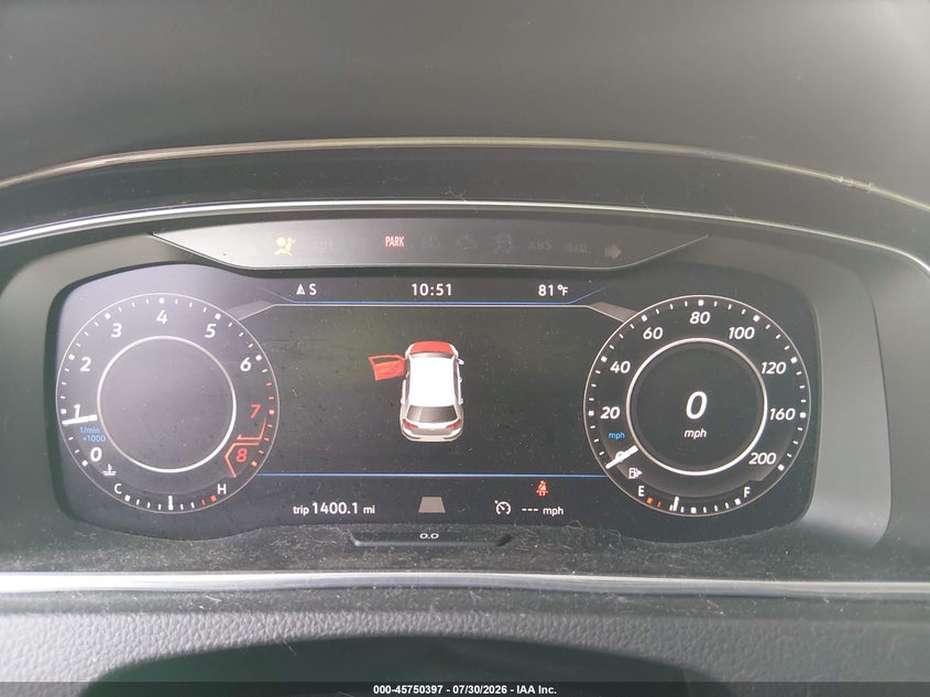 2018 Volkswagen Golf r VIN WVWWF7AU8JW178689 IAAI salvage auction — FRONT END, Rebuildable (Florida), sold $25 on 2026-10-08 (photo 7)