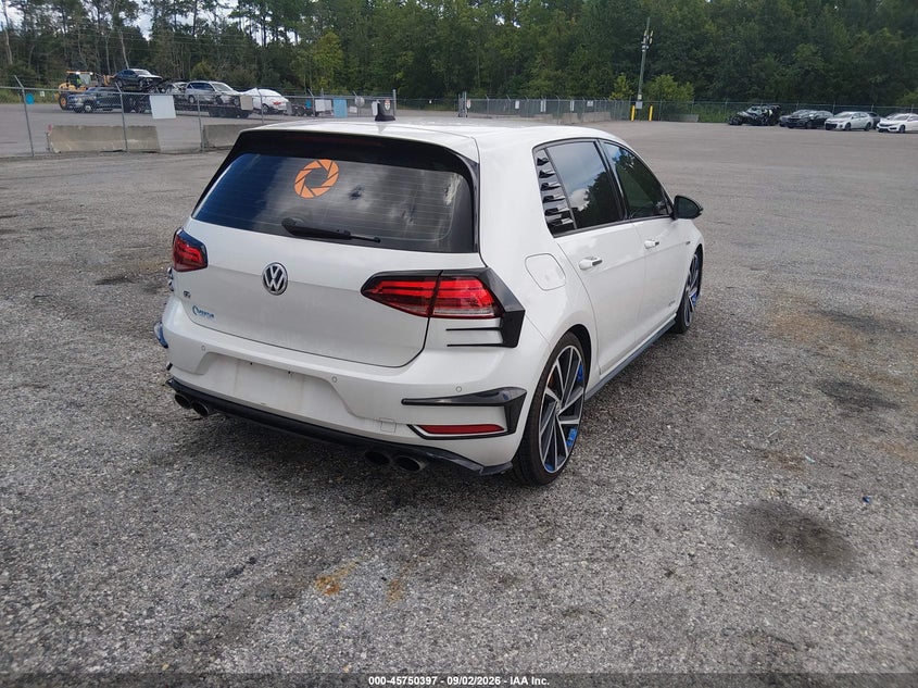 2018 Volkswagen Golf r VIN WVWWF7AU8JW178689 IAAI salvage auction — FRONT END, Rebuildable (Florida), sold $25 on 2026-10-08 (photo 4)
