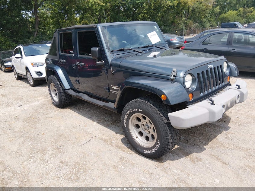 2007 Jeep Wrangler unlimited VIN 1J4GA59107L141609 IAAI salvage auction — NORMAL WEAR, Clear (Indiana), sold $2,400 on 2026-09-07 (photo 1)