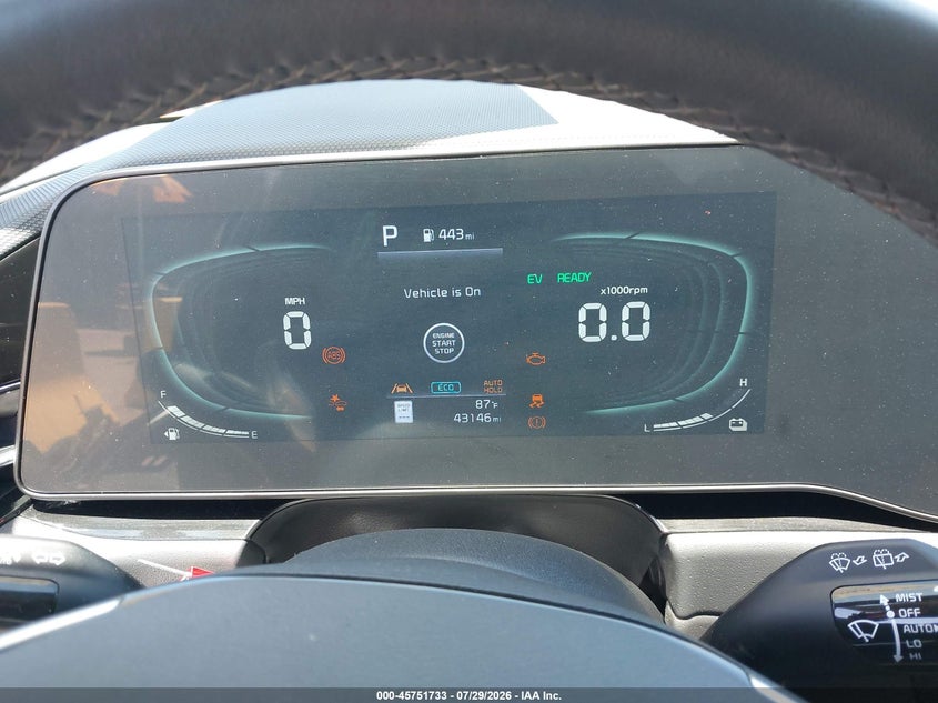 2023 Kia Niro VIN KNDCR3LE3P5107004 IAAI salvage auction — FRONT & REAR, Salvage Title, sold $7,400 on 2026-08-20 (photo 7)