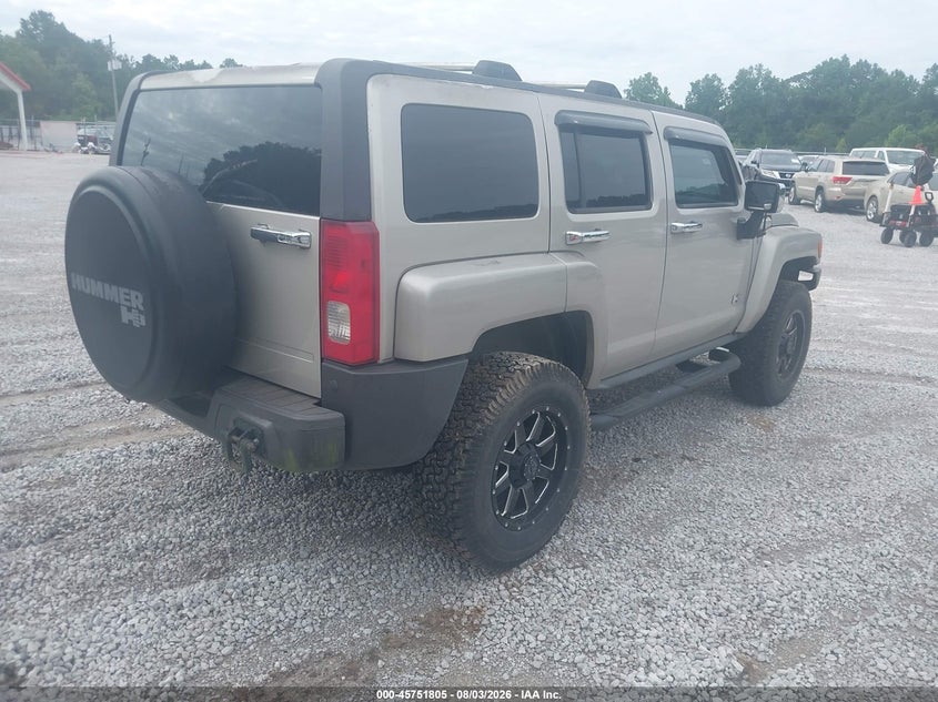 2007 Hummer H3 VIN 5GTDN13E478217393 IAAI salvage auction — NORMAL WEAR, Clear (Alabama), sold $875 on 2026-09-03 (photo 4)