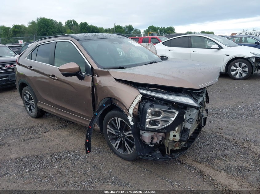 2023 Mitsubishi Eclipse cross VIN JA4ATWAAXPZ004160 IAAI salvage auction — FRONT END, Salvage Title, sold $5,775 on 2026-09-10 (photo 1)