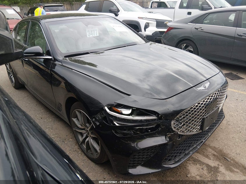 2025 Genesis G70 VIN KMTG34SC9SU149279 — IAAI salvage auction photo