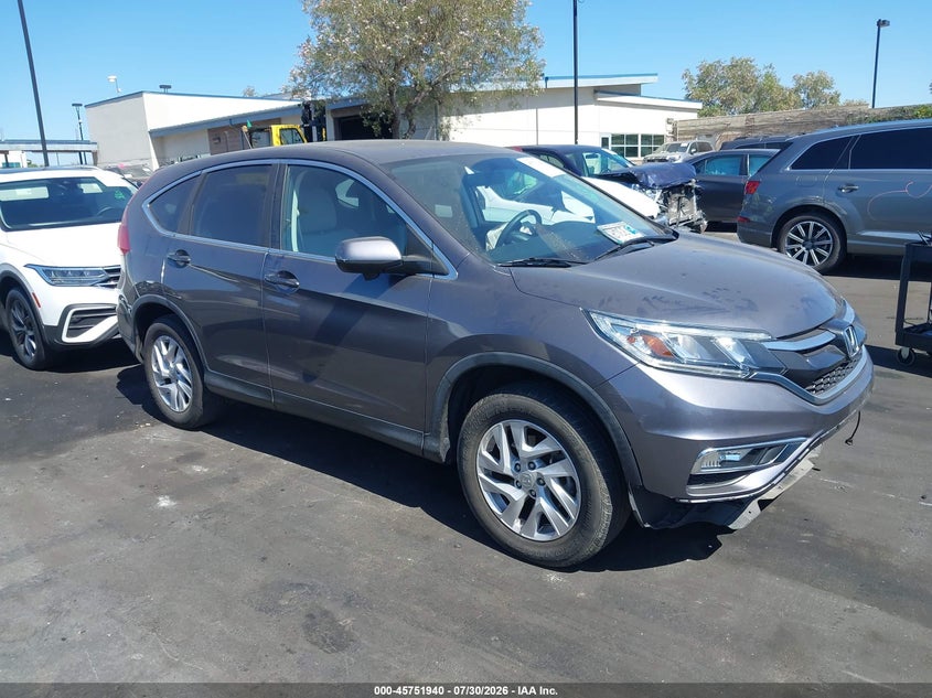 2016 Honda Cr-v VIN 3CZRM3H55GG700738 IAAI salvage auction — LEFT FRONT, Salvage Title, sold $6,600 on 2026-09-03 (photo 1)