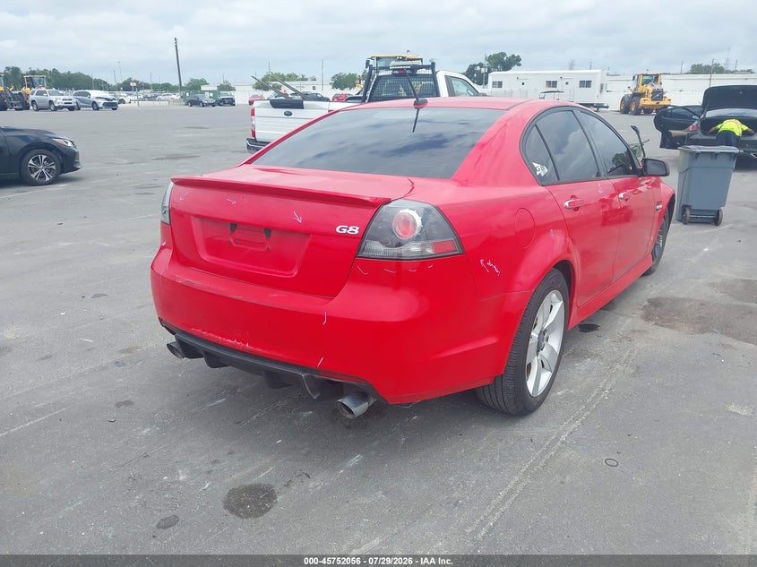 2009 Pontiac G8 VIN 6G2EC57Y79L174379 IAAI salvage auction — MECHANICAL, Rebuildable (Florida), sold $50 on 2026-09-02 (photo 4)